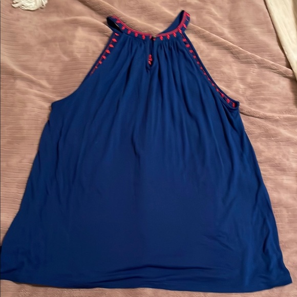 Loft Sleeveless Top with Red Embroidery - Picture 5 of 5